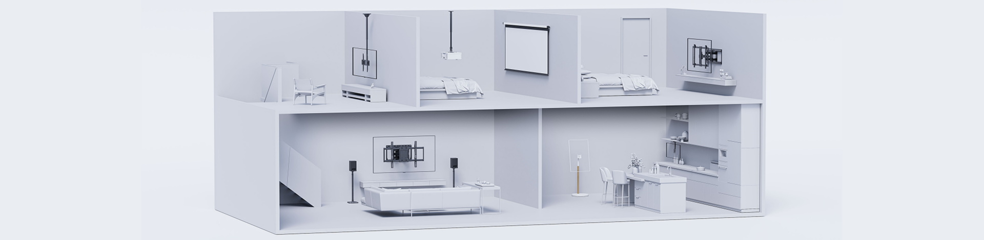Whole-home mounting solutions